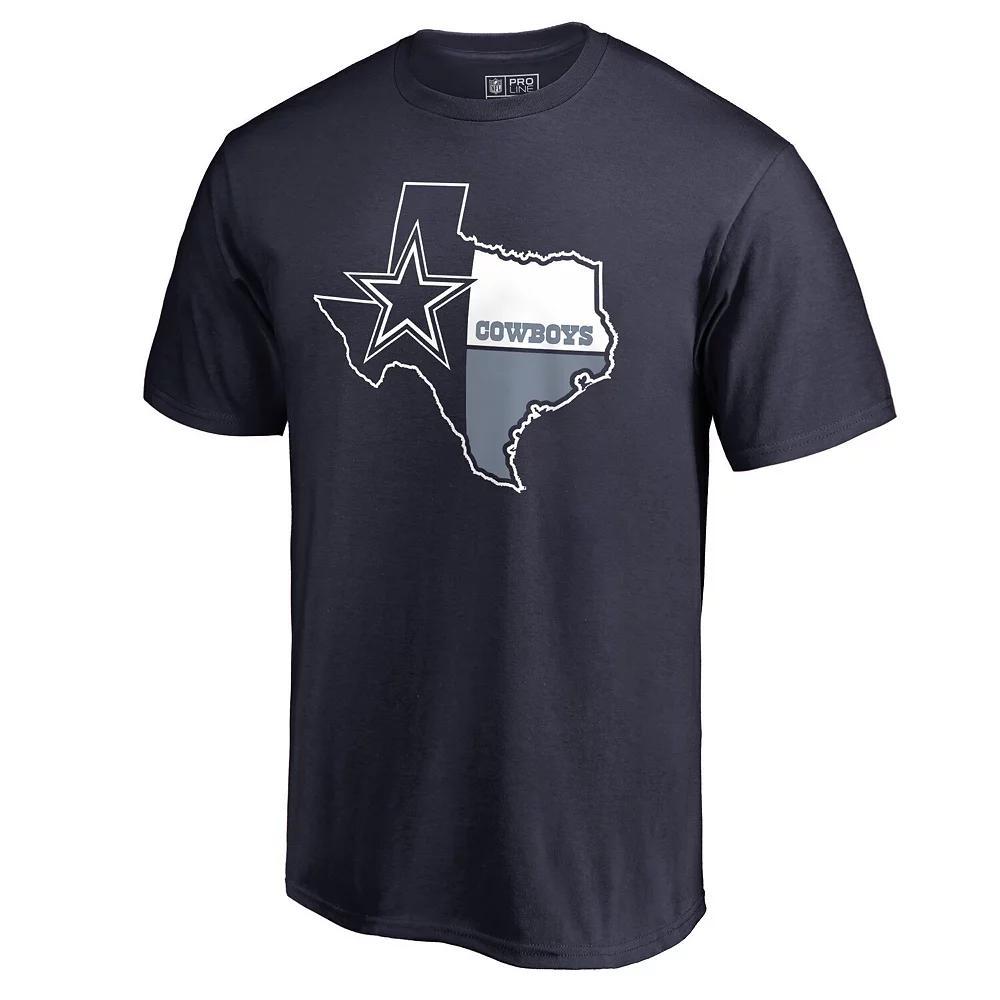 Men's Fanatics Branded Navy Dallas Cowboys Hometown Collection T-Shirt, Size: Medium, Blue Product Image