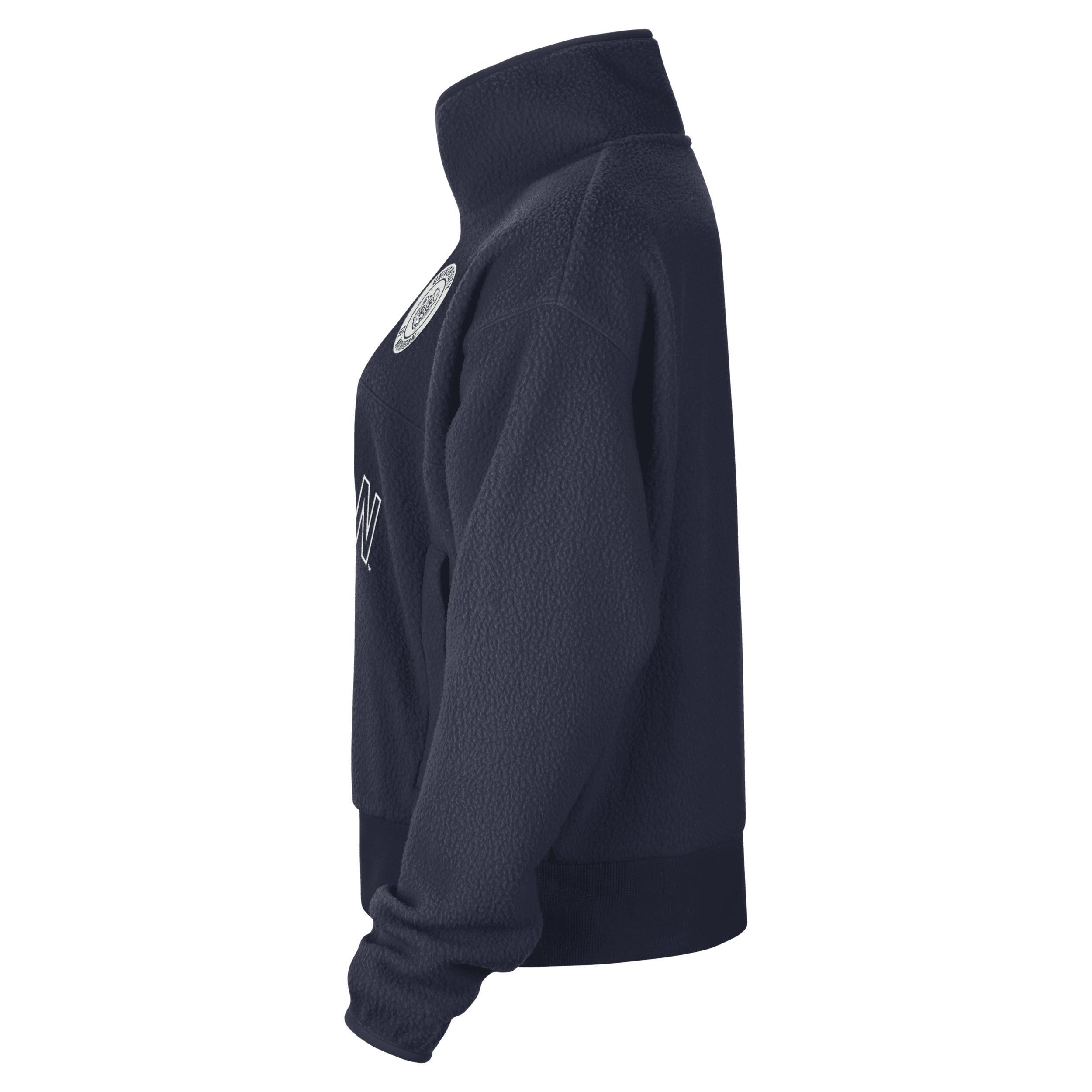 Michigan Fly Women's Nike College 1/4-Zip Jacket Product Image