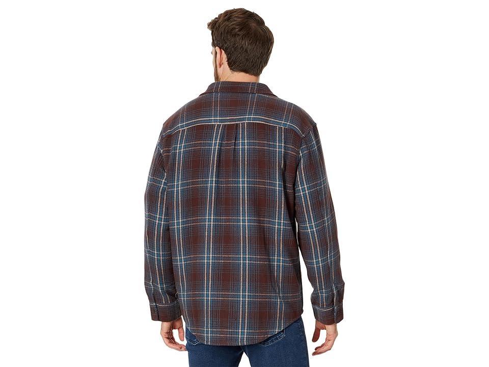 Madewell Oversized Easy Long-Sleeve Shirt in Plaid (Chocolate Raisin) Men's Jacket Product Image
