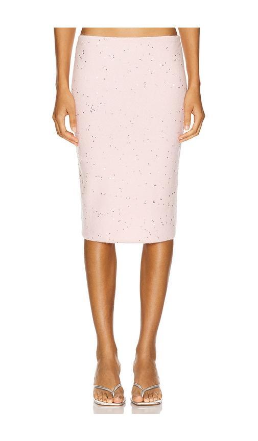 Miki Sequin Knit Skirt GUIZIO Product Image