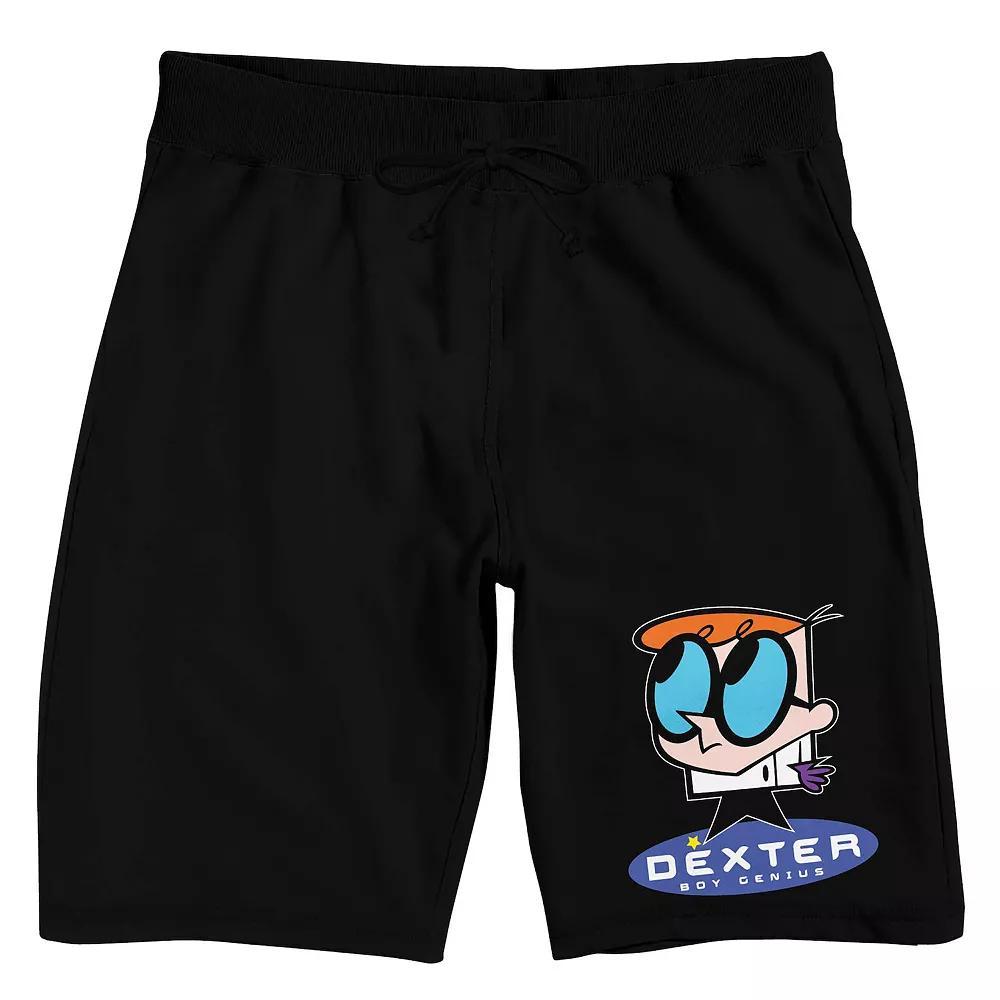Men's Dexters Lab Sleep Shorts, Size: Small, Black Product Image