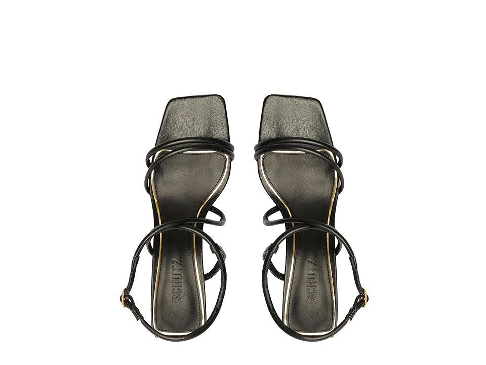 Aimee Block Leather Sandal Product Image