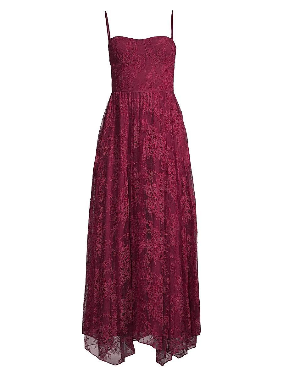 Womens Social Occasion Floral-Lace Gown Product Image