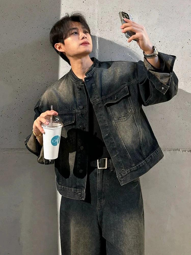RT No. 19517 WASHED DENIM JK & JEANS Product Image