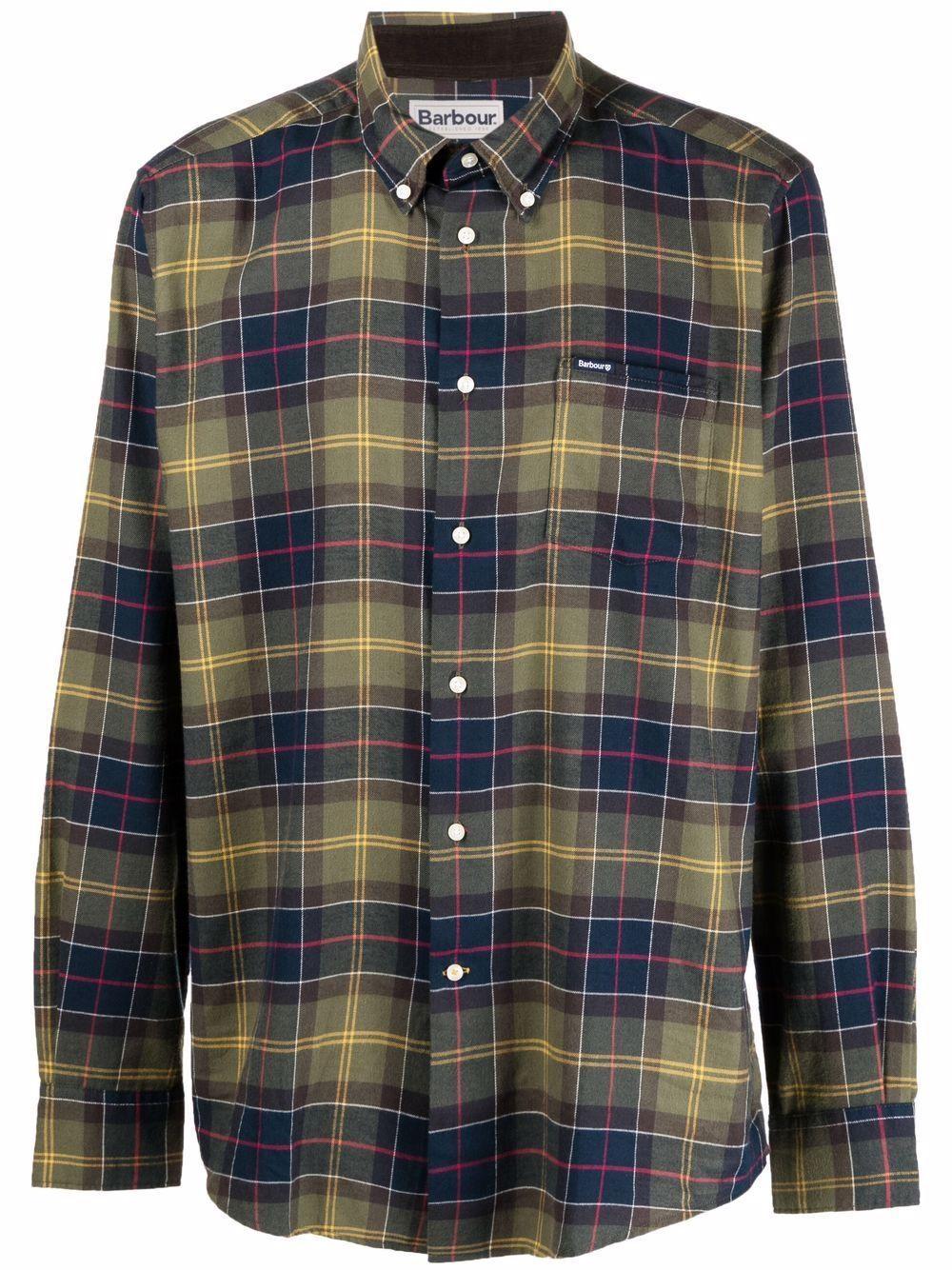 BARBOUR Tartan Check-print Long-sleeved Shirt In Tn52classic Tartan Product Image