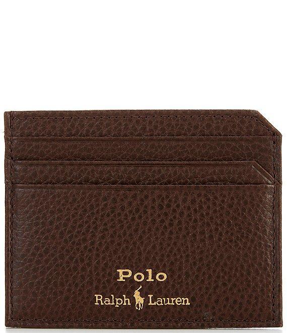 Polo Ralph Lauren Pebbled Leather Card Case Product Image