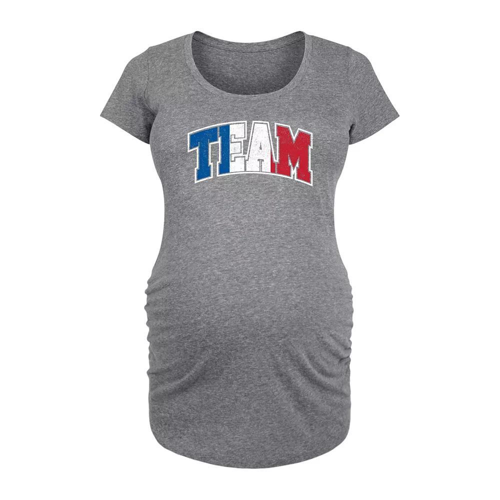 Maternity Snacks And Naps Graphic Tee, Womens Blue Product Image