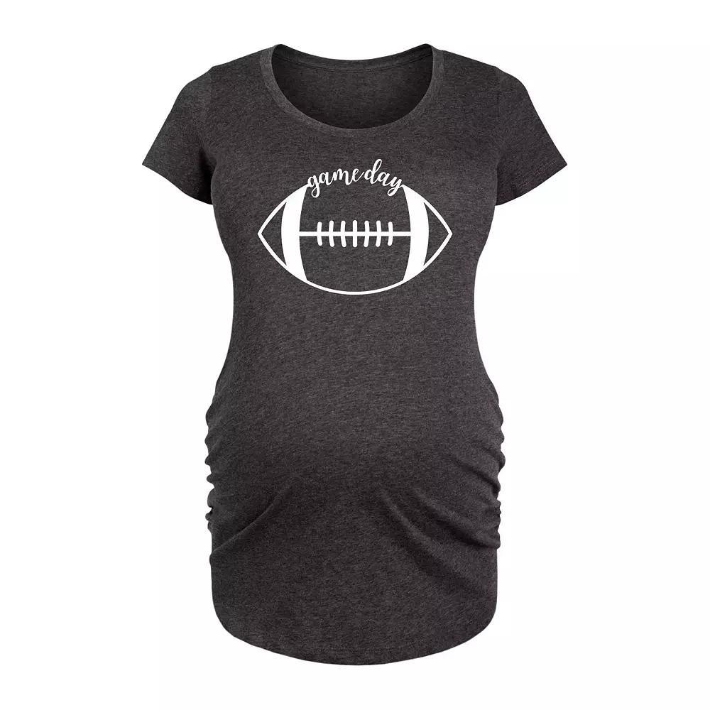 Maternity Cats Outta The Bag Graphic Tee, Womens Heather Grey Product Image