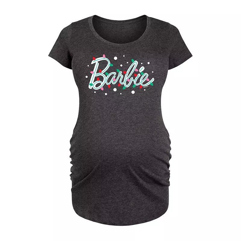 Maternity Cats Outta The Bag Graphic Tee, Womens Grey Dark Red Product Image