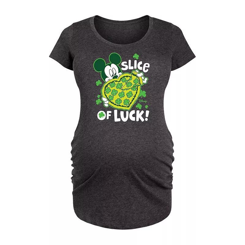Maternity Shamrock Punch Out Graphic Tee, Women's, Size: XXL, Black Product Image