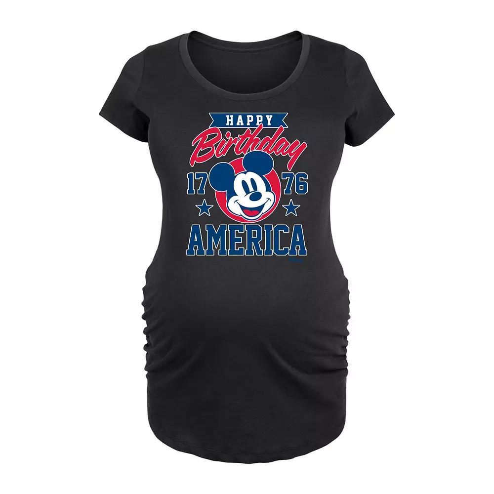 Maternity Shamrock Punch Out Graphic Tee, Women's, Size: XXL, Black Product Image