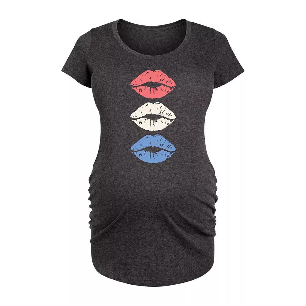 Disneys Lilo & Stitch Maternity Experiment 626 Graphic Tee, Womens Blue Product Image