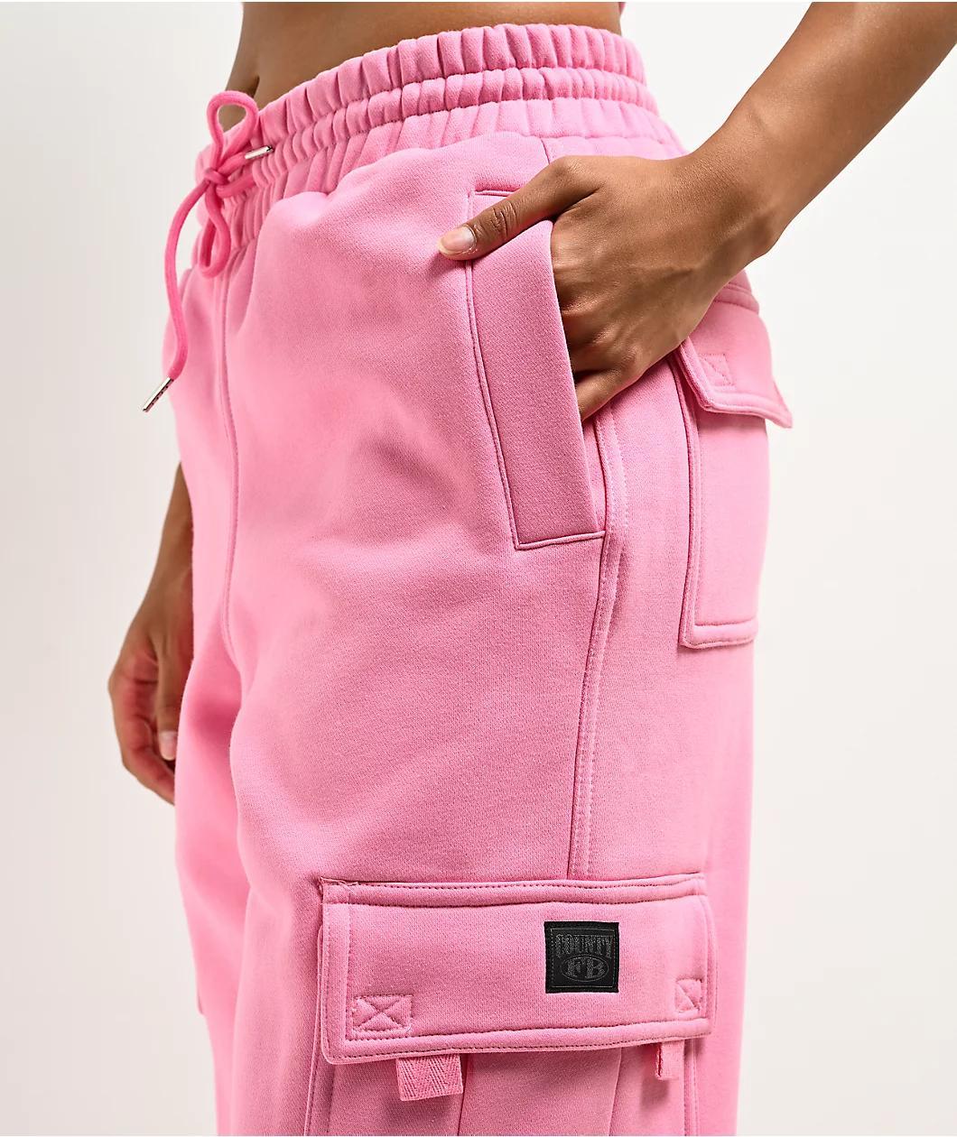 FB County Pink Velour Sweat Pants Product Image