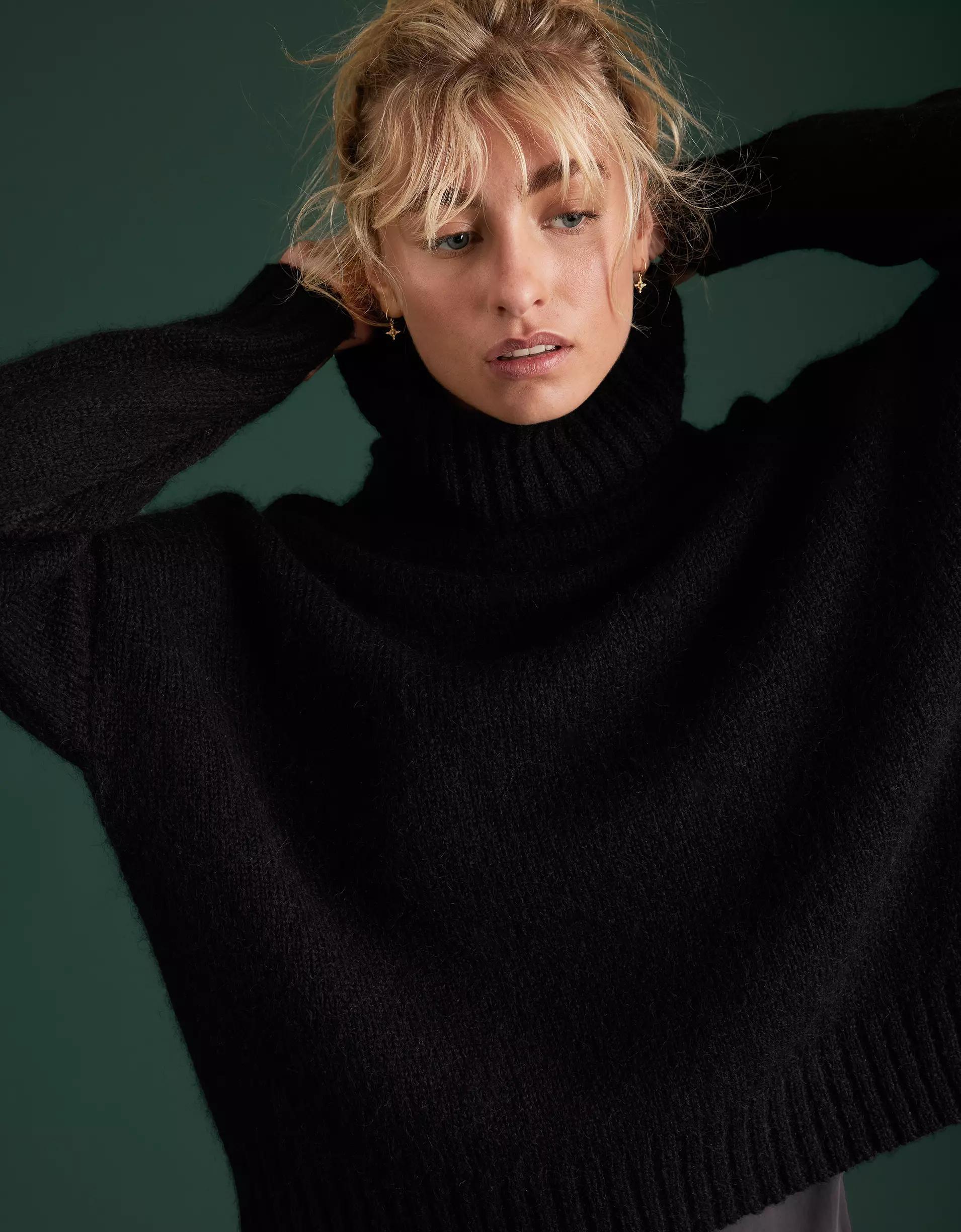 AE77 Premium Turtleneck Sweater Product Image