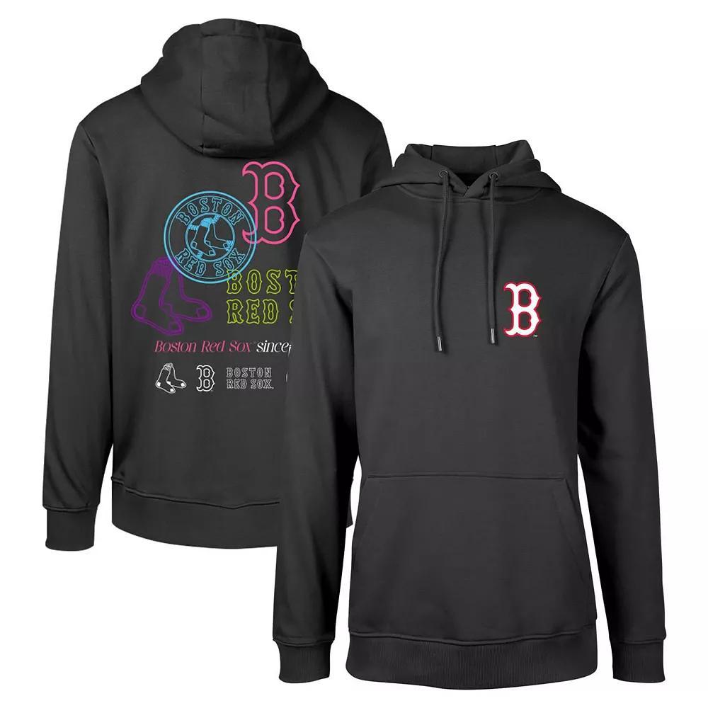 Mens Levelwear Boston Red Sox Podium Vintage Pullover Hoodie Product Image
