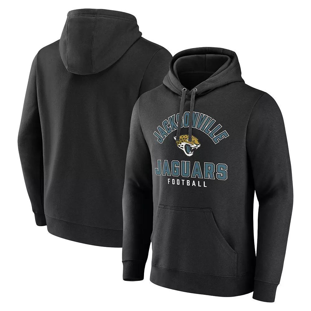 Men's Fanatics Branded  Black Jacksonville Jaguars Between the Pylons Pullover Hoodie, Size: 3XL Product Image