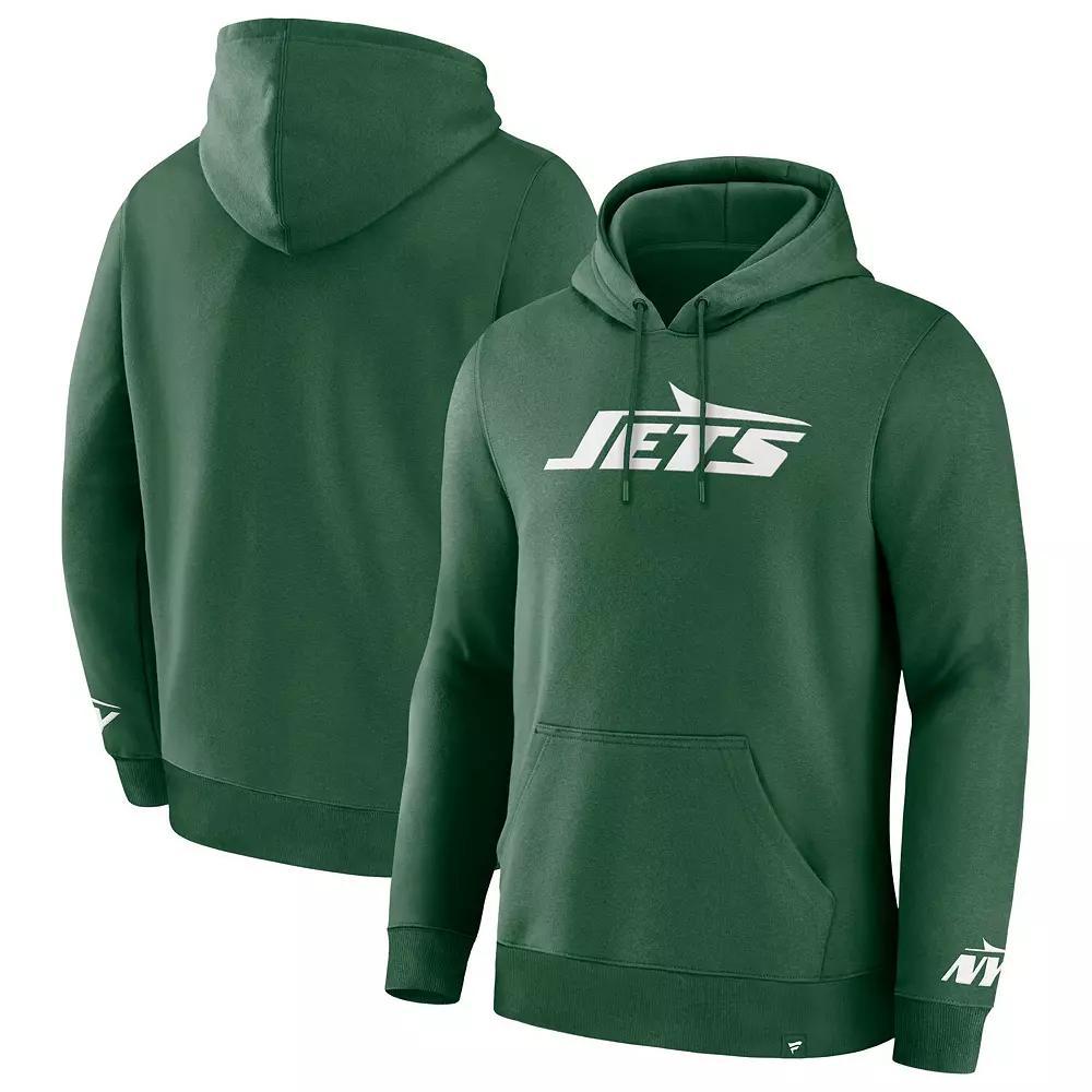 Men's Fanatics  Green New York Jets Legacy Fleece Pullover Hoodie, Size: Large Product Image