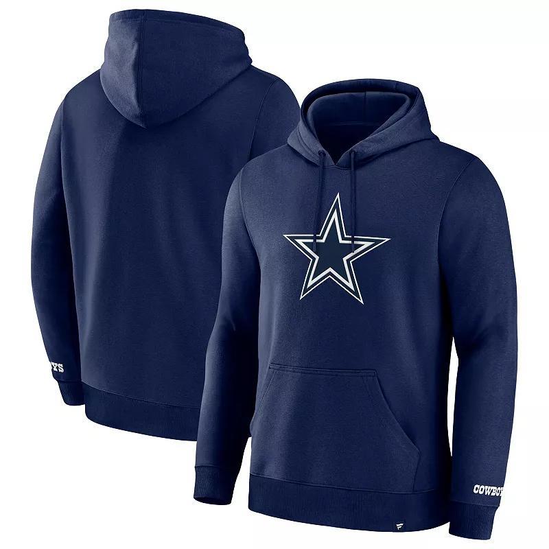 Men's Fanatics  Navy Seattle Seahawks Legacy Fleece Pullover Hoodie, Size: Large, Blue Product Image