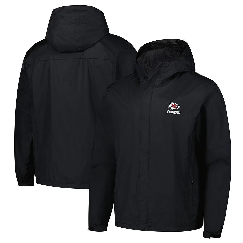 Men's Dunbrooke Black Kansas City Chiefs Tropic Waterproof Packable Full-Zip Hoodie Jacket, Size: Large Product Image
