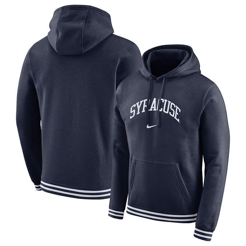 Mens Nike Michigan State Spartans DistressedSketch Retro Fitted Pullover Hoodie Product Image