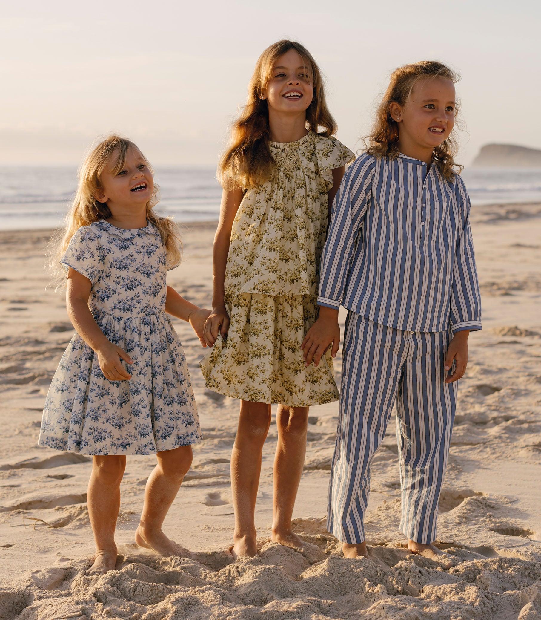 LITTLE MORGAN PANT -- LUCERNE STRIPE Product Image