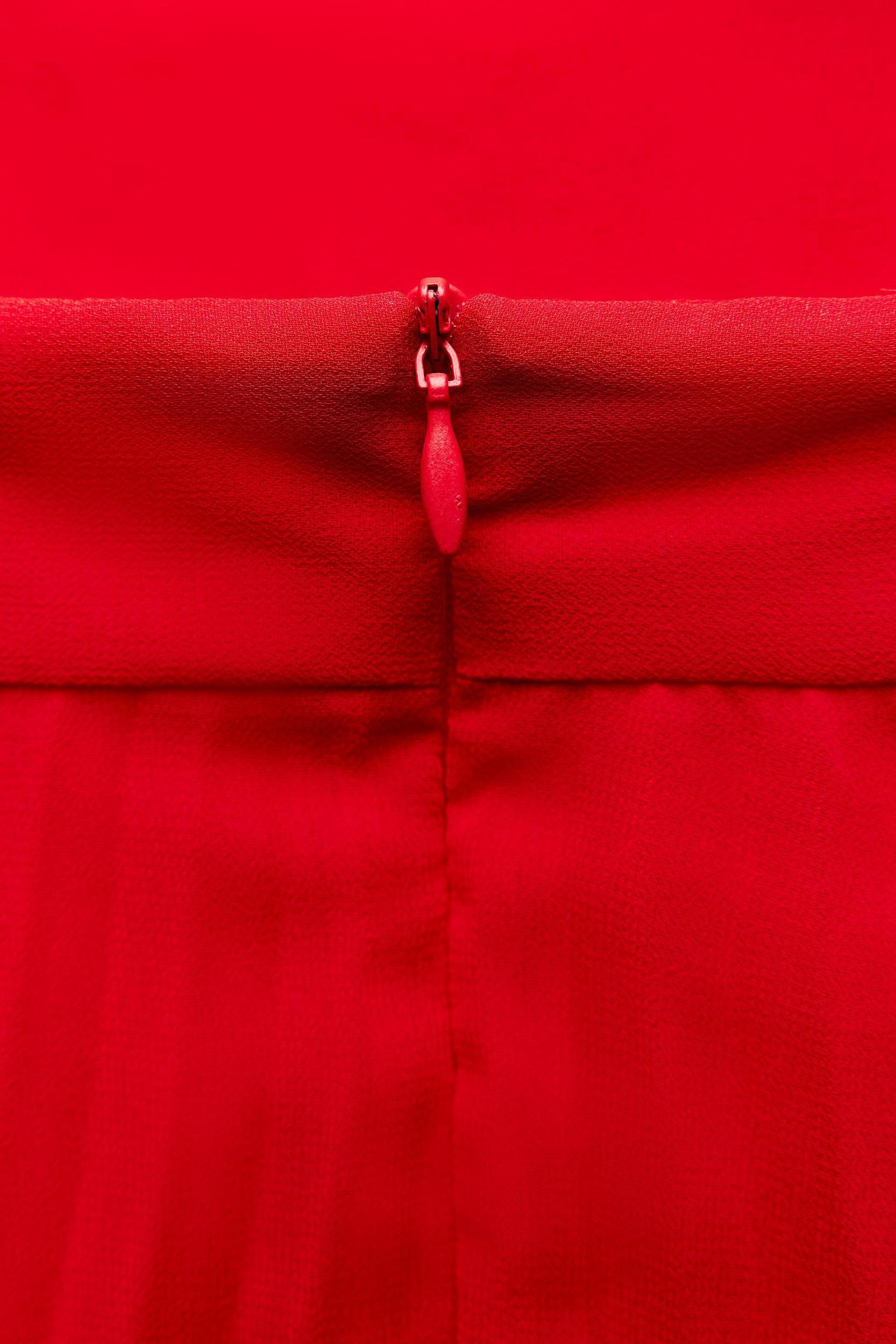 PLEATED HALTER DRESS Product Image