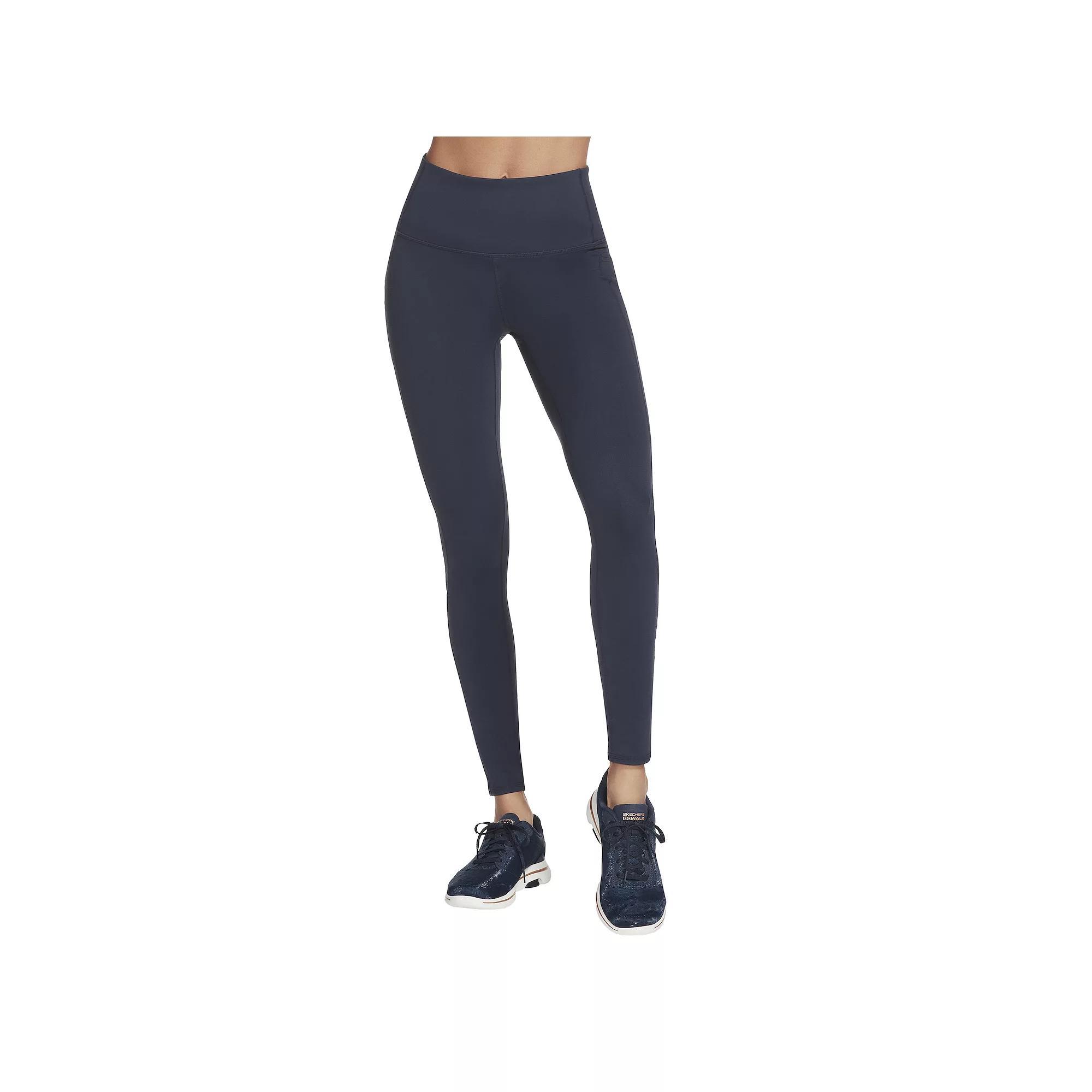 Womens Skechers GOWALK GOFLEX High-Waisted Leggings Blue Product Image