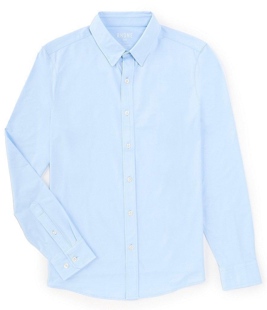 RHONE Slim Fit Performance Stretch Solid Commuter Long Sleeve Woven Shirt Product Image