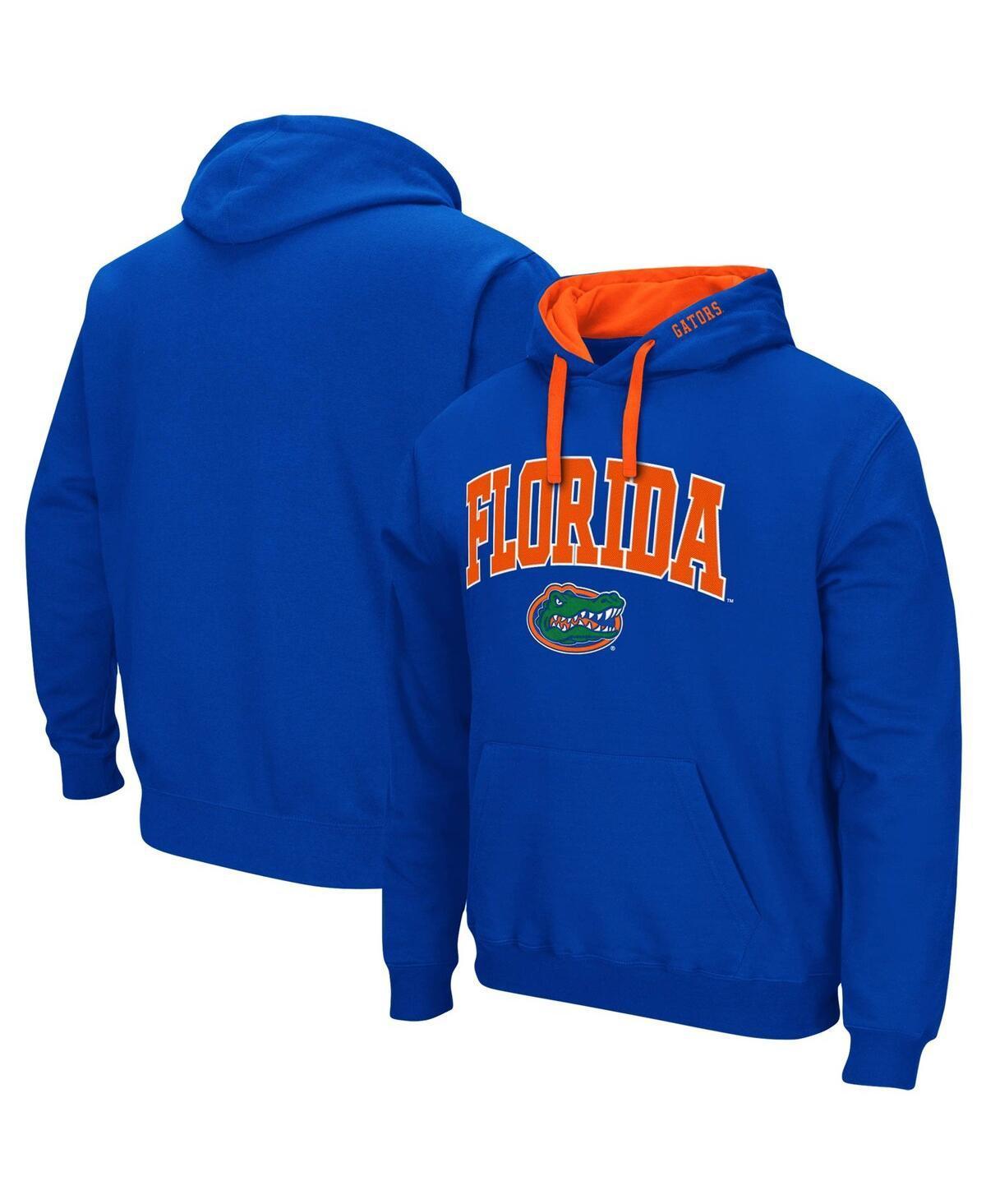 Men's Colosseum Royal Florida Gators Big & Tall Arch & Logo 2.0 Pullover Hoodie, Size: 3XLT, Blue Product Image