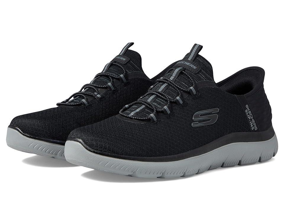 Skechers Hands Free Slip-ins™ Summits High Range Men's Shoes, Size: 9.5 XW, Black Grey Product Image