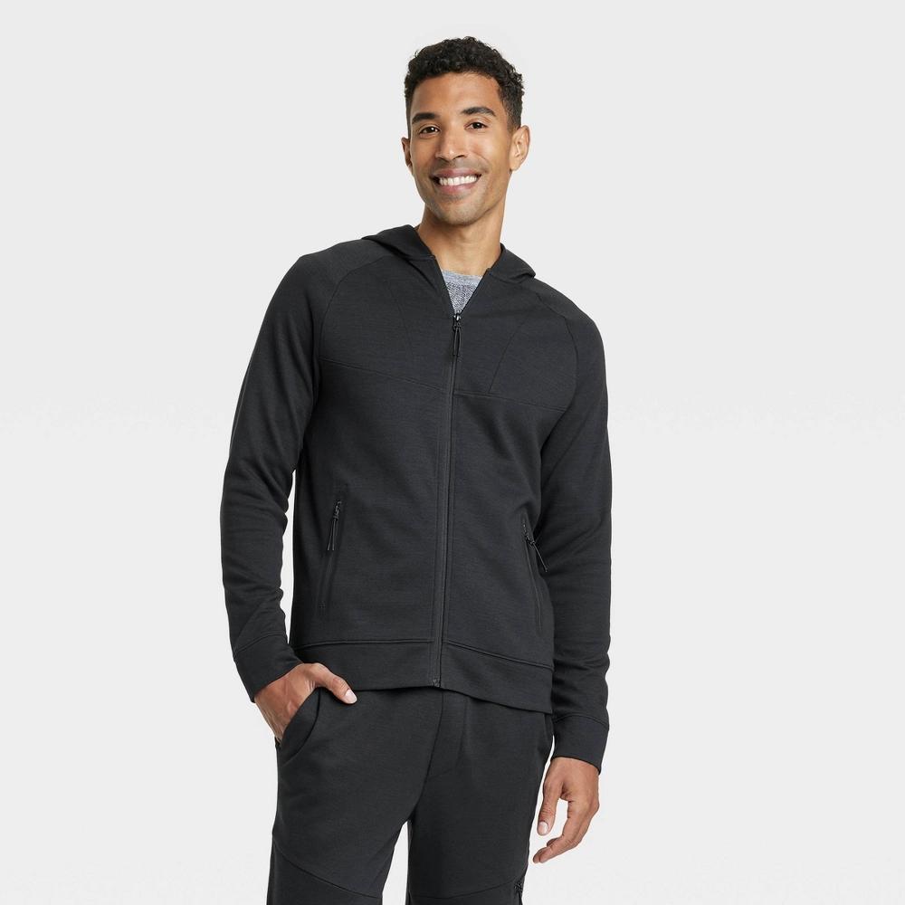 Mens Ponte Full-Zip Hoodie - All In Motion Light XL Product Image