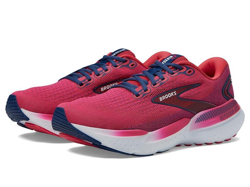 Brooks Glycerin GTS 21 (Raspberry/Estate Blue) Women's Shoes Product Image