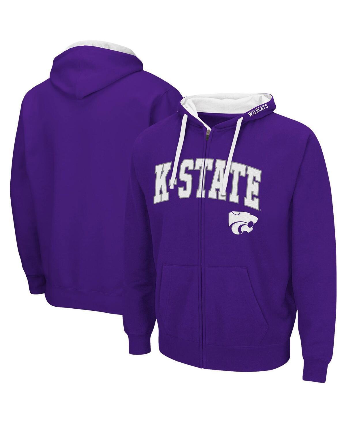 Men's Colosseum Navy Michigan Wolverines Big & Tall Full-Zip Hoodie, Size: 4XB, Blue Product Image