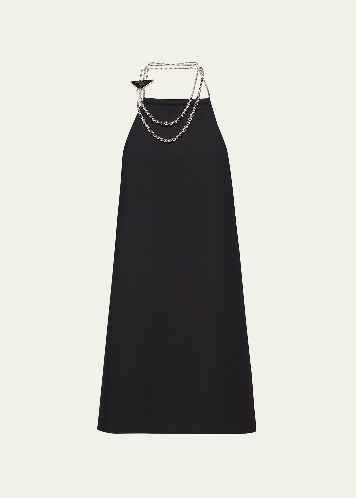 Halter-Chain Cady Mini Dress Product Image