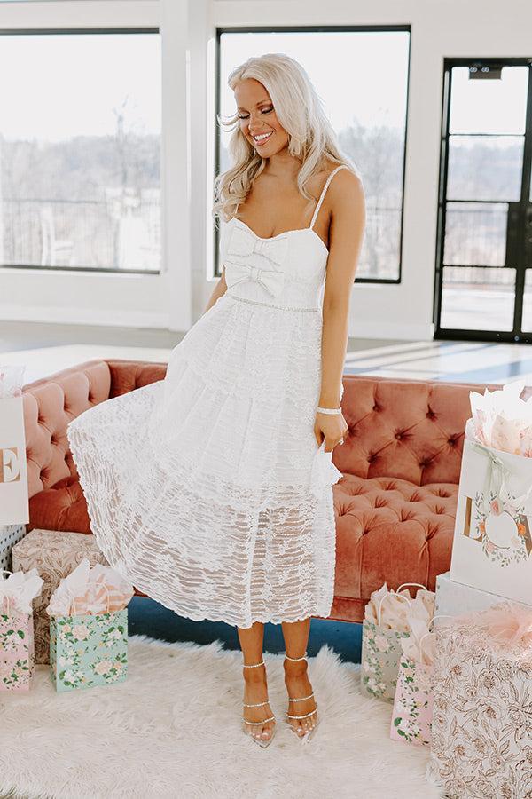 Lovely In Lace Tiered Midi Product Image