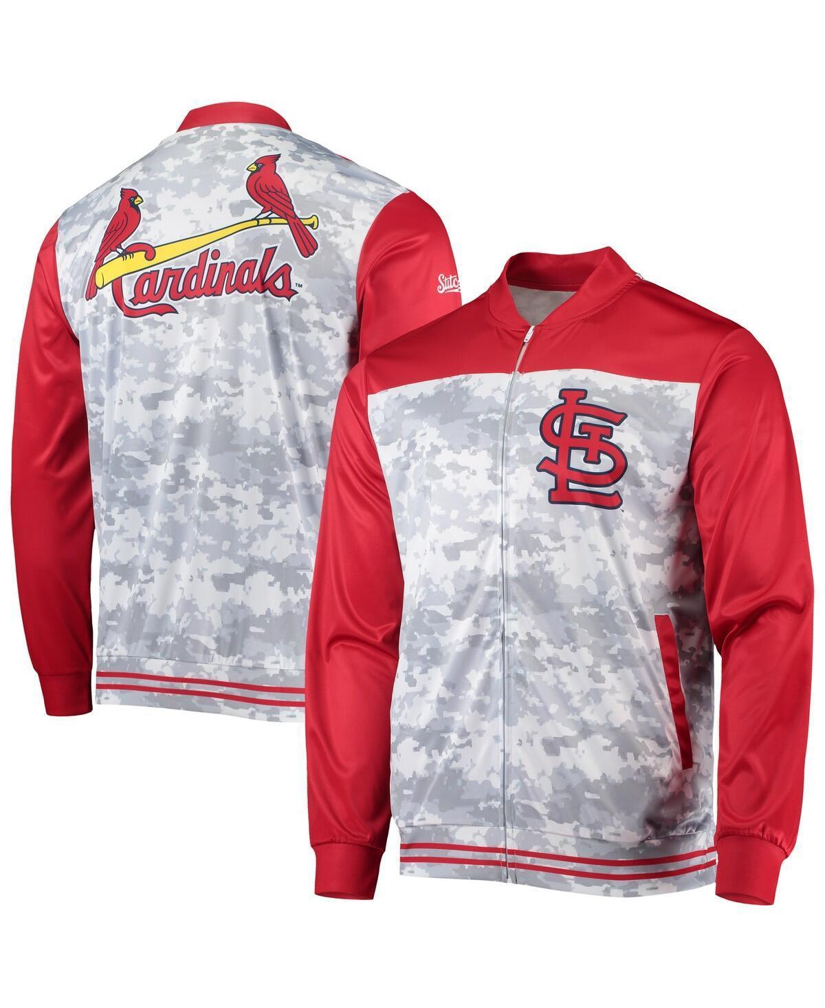 Mens Stitches St. Louis Cardinals Camo Full-Zip Jacket Product Image