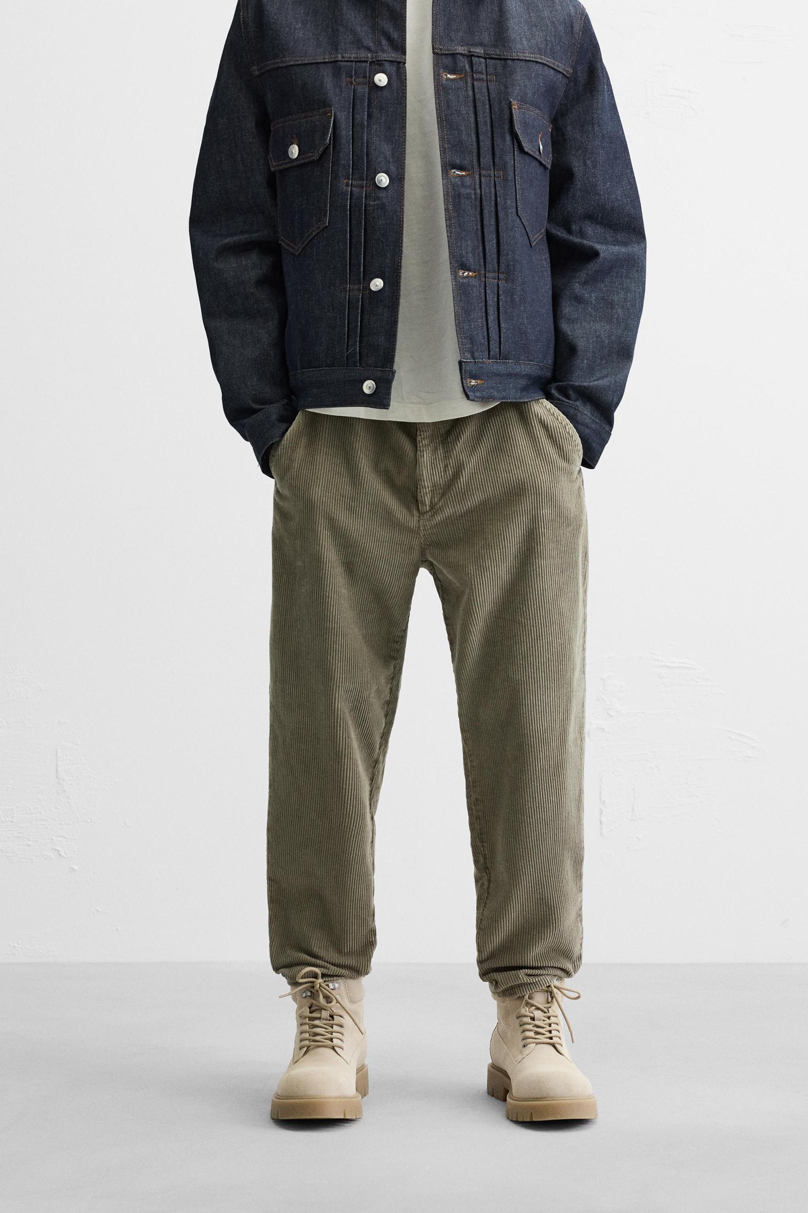 TAPERED CORDUROY PANTS Product Image