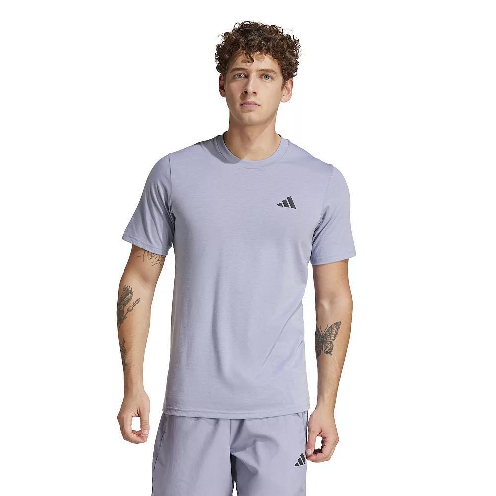 Men's adidas Train Essentials Feelready Training Tee, Size: Medium, Silver Violet Product Image