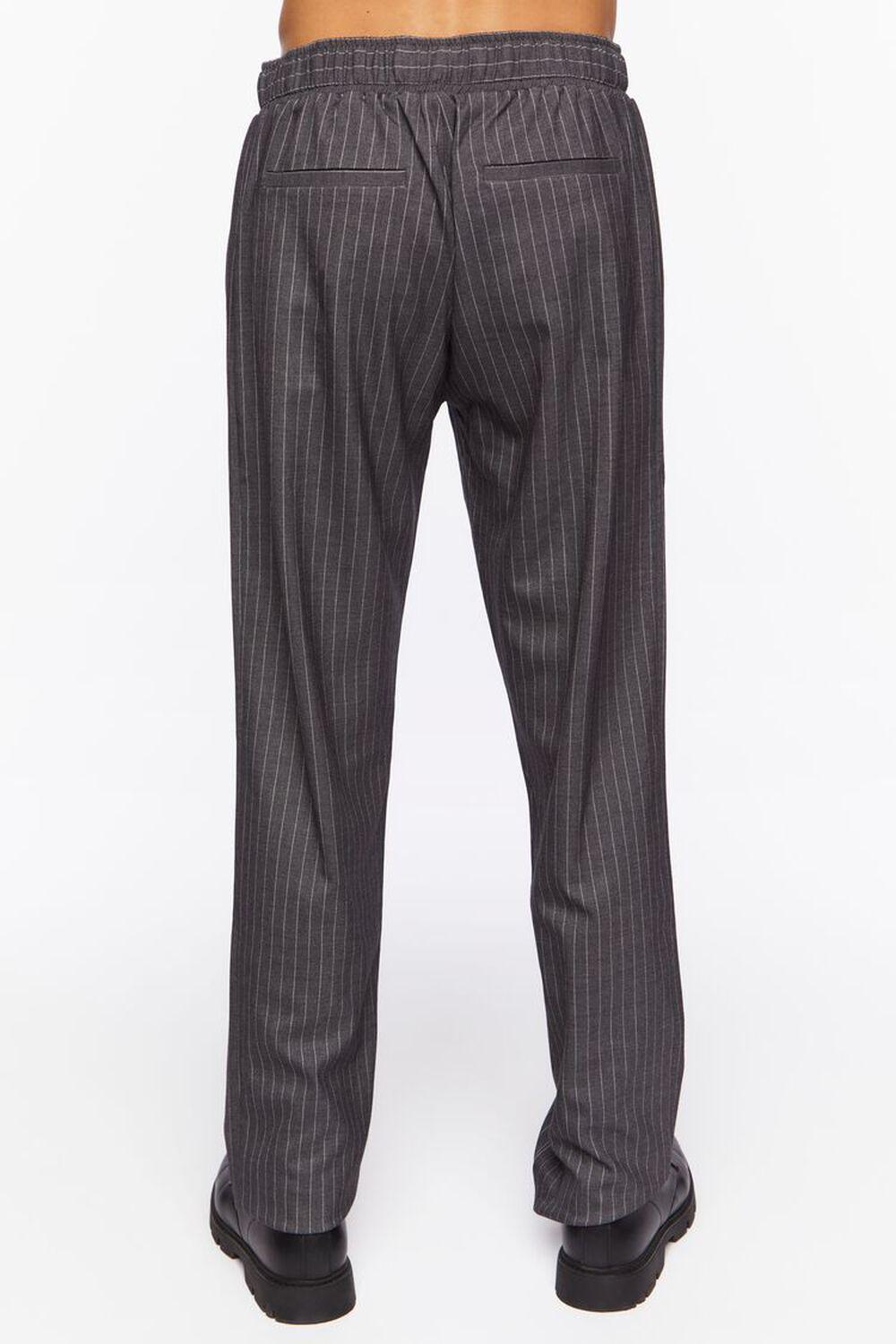 Pinstriped Belted Trousers | Forever 21 Product Image