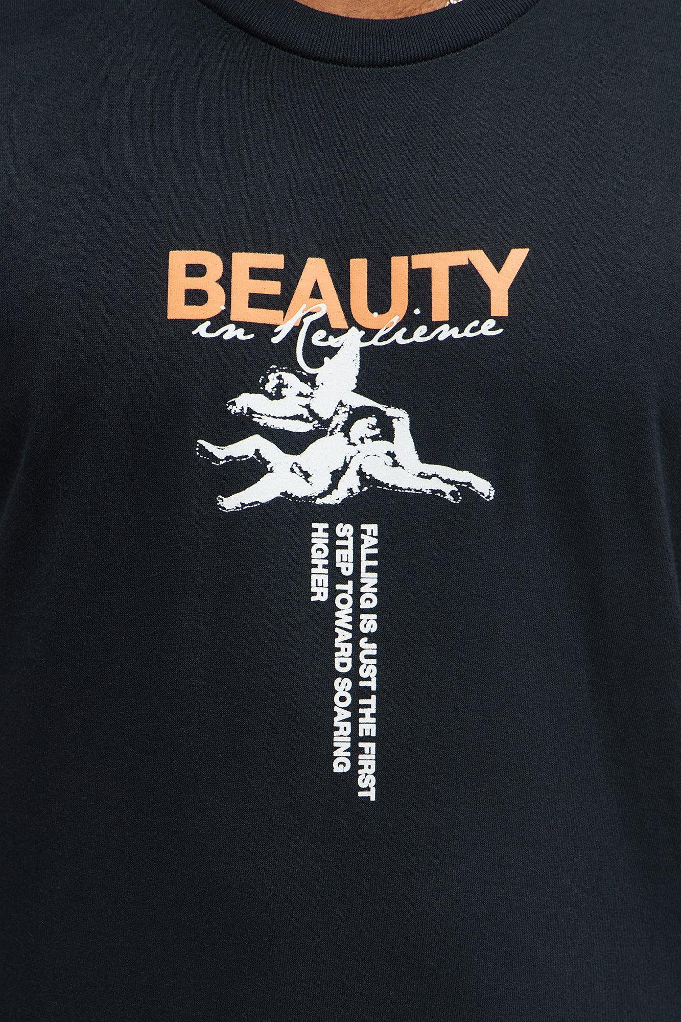Beauty In Resilience Short Sleeve Tee - Black Product Image