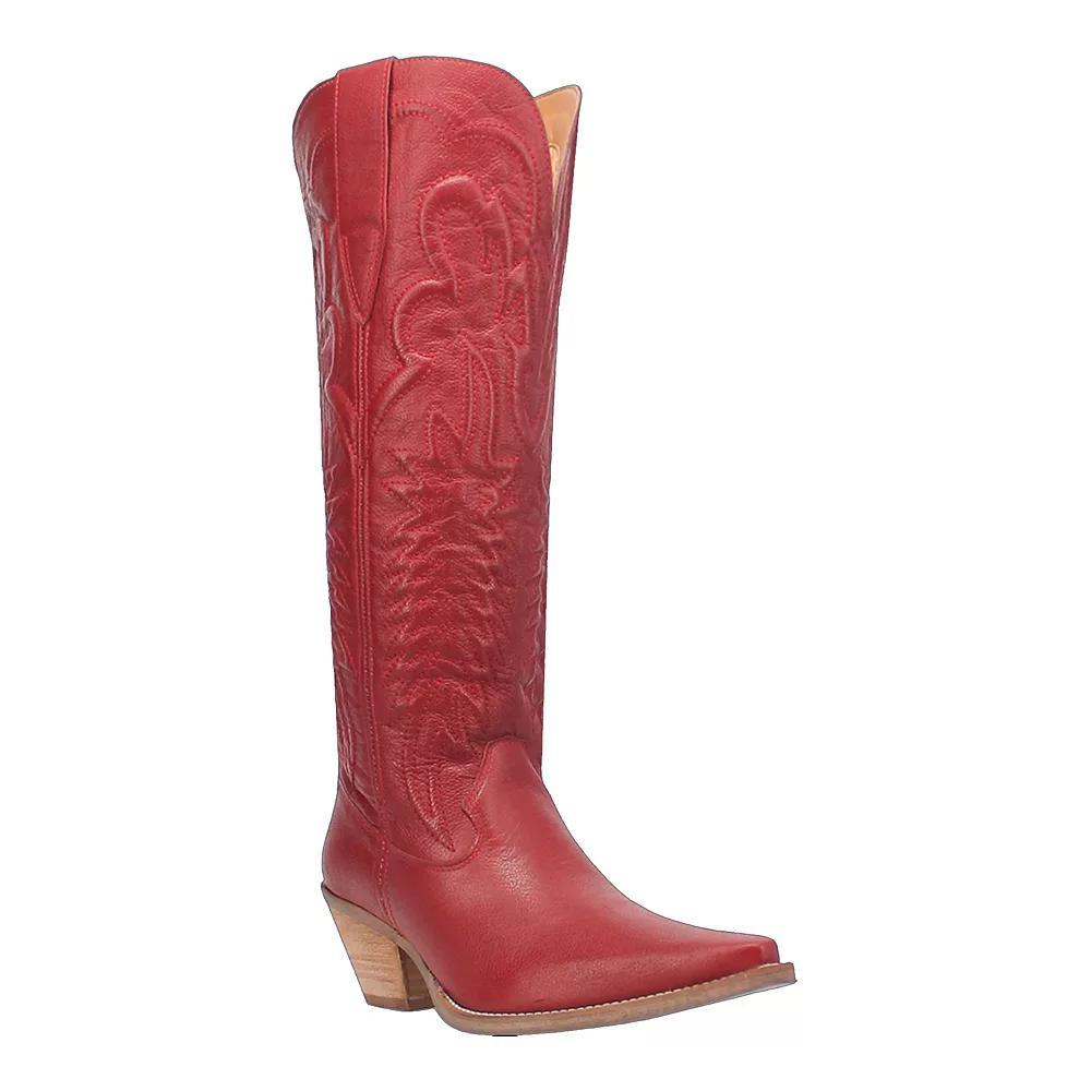 Dingo Raisin Kane Embossed Leather Tall Western Boots Product Image