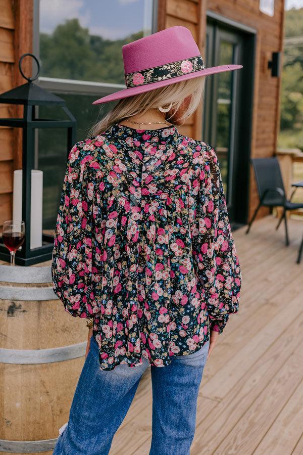 Creative Pursuits Floral Button Up Product Image