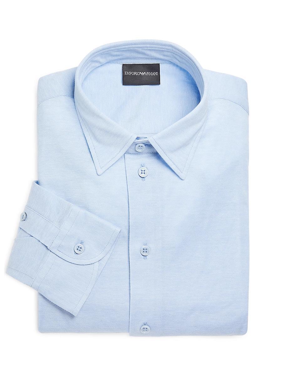 Mens Piqu Cotton Sport Shirt Product Image