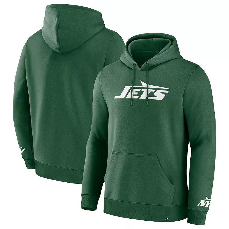 Men's Fanatics  Green New York Jets Legacy Fleece Pullover Hoodie, Size: Large Product Image