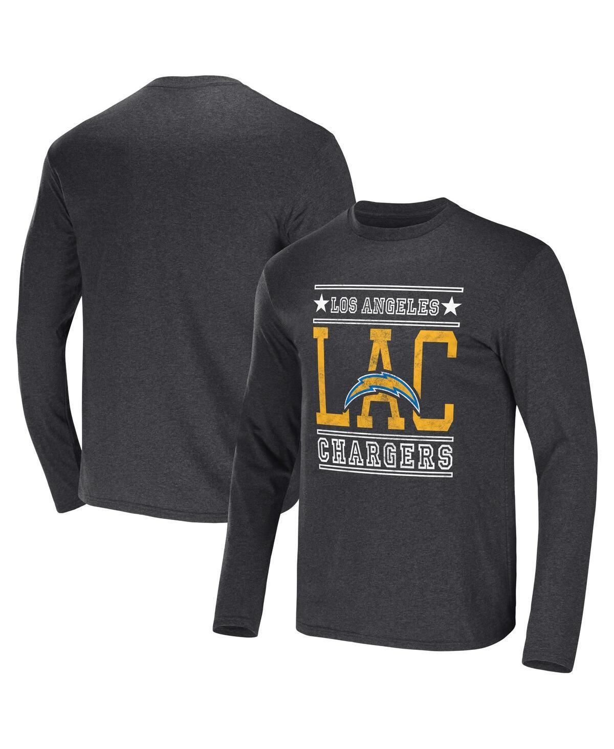 Men's NFL x Darius Rucker Collection by Fanatics Heathered Charcoal Las Vegas Raiders Long Sleeve T-Shirt, Size: Medium, Lvr Charco Product Image