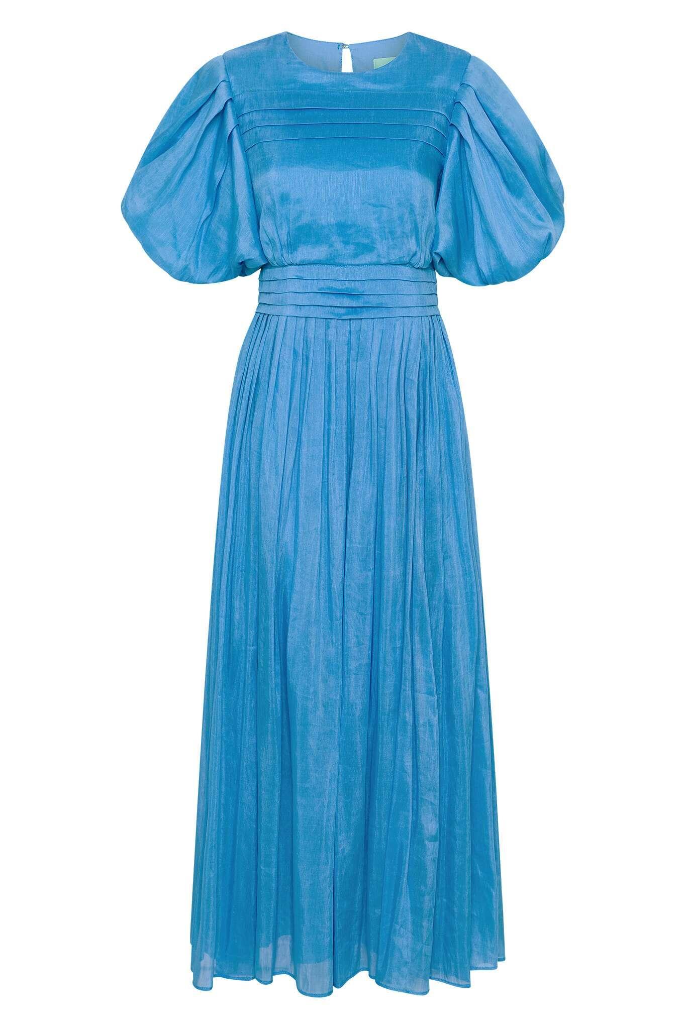 Sylvia Pintuck Midi Dress Product Image