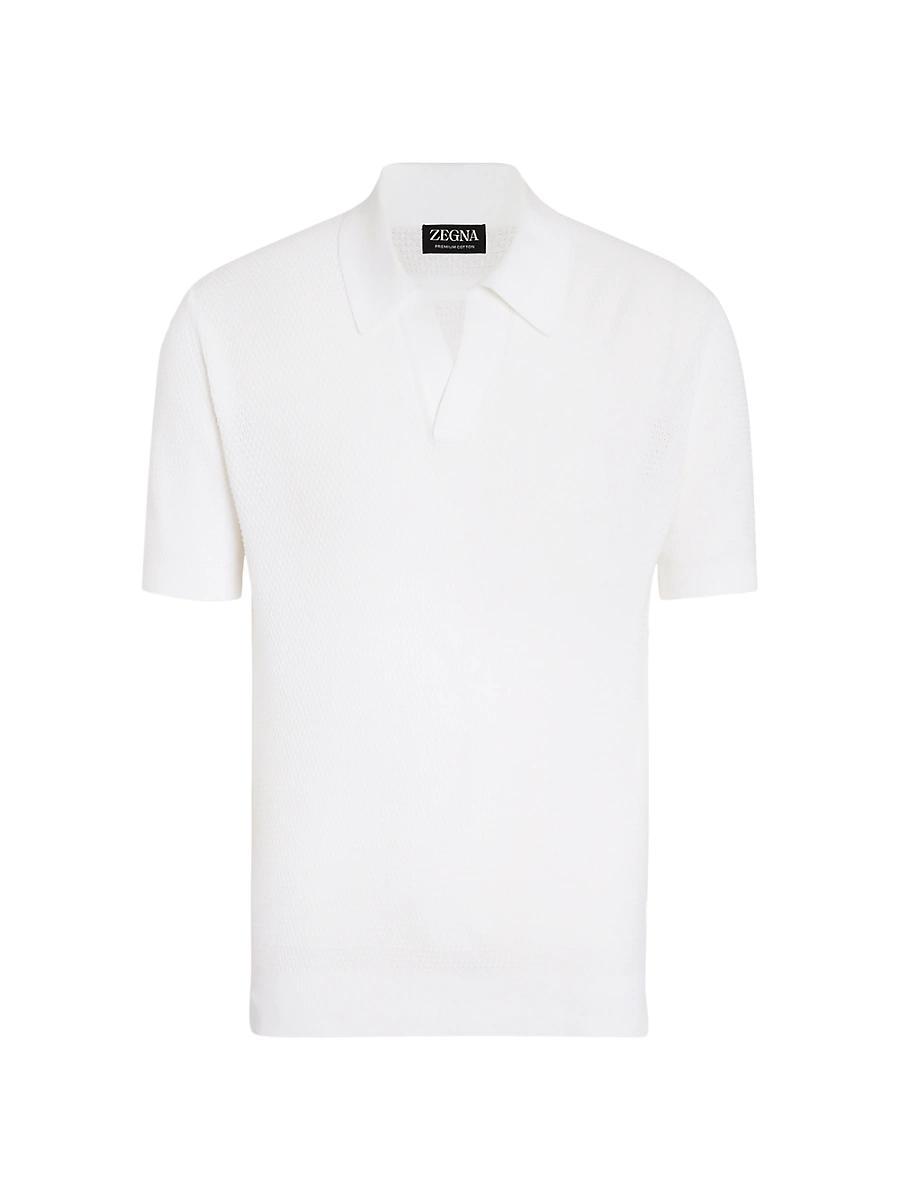 Mens Polo Ribbed Hem Shirt Product Image