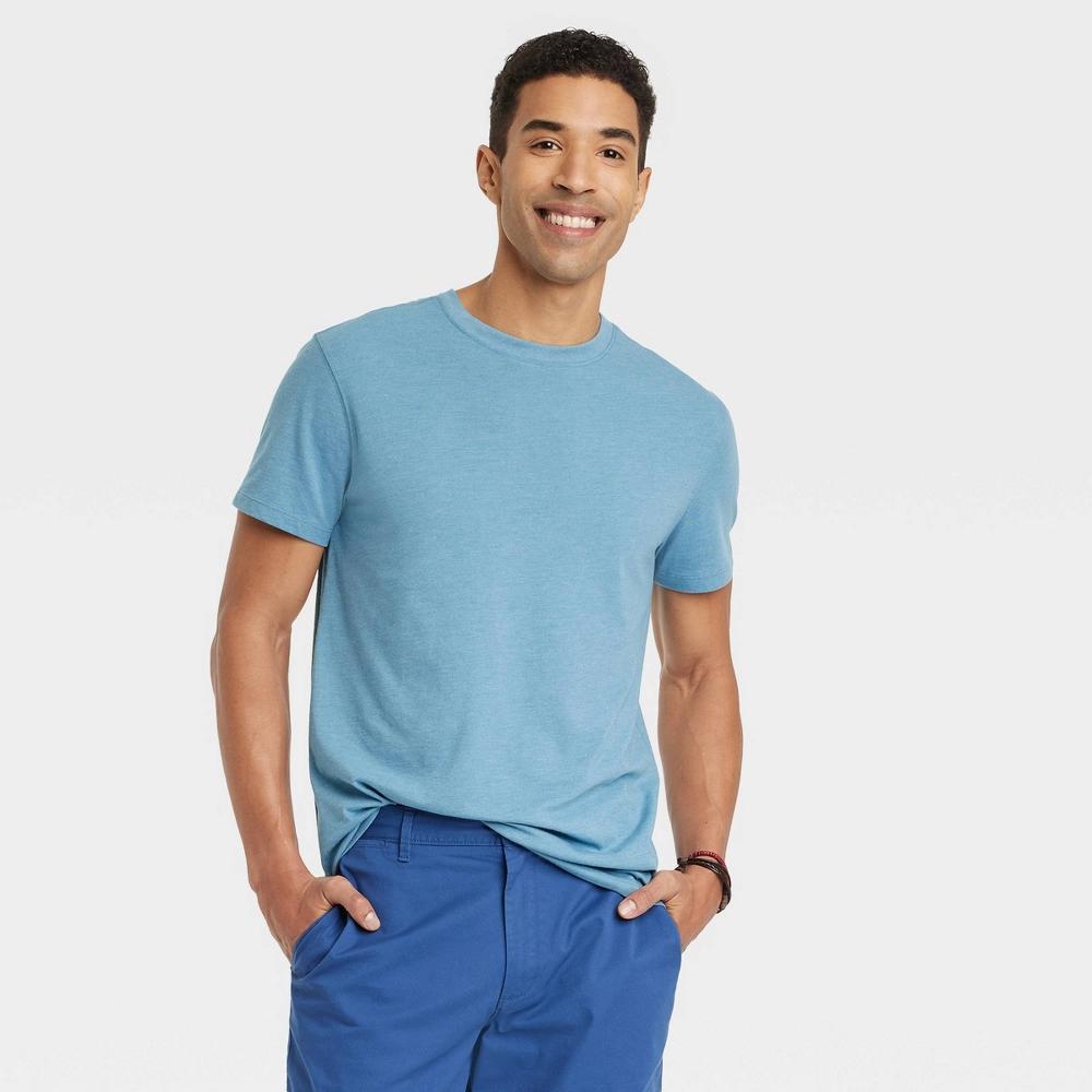 Men's Every Wear Short Sleeve T-Shirt - Goodfellow & Co™ Blue M Product Image