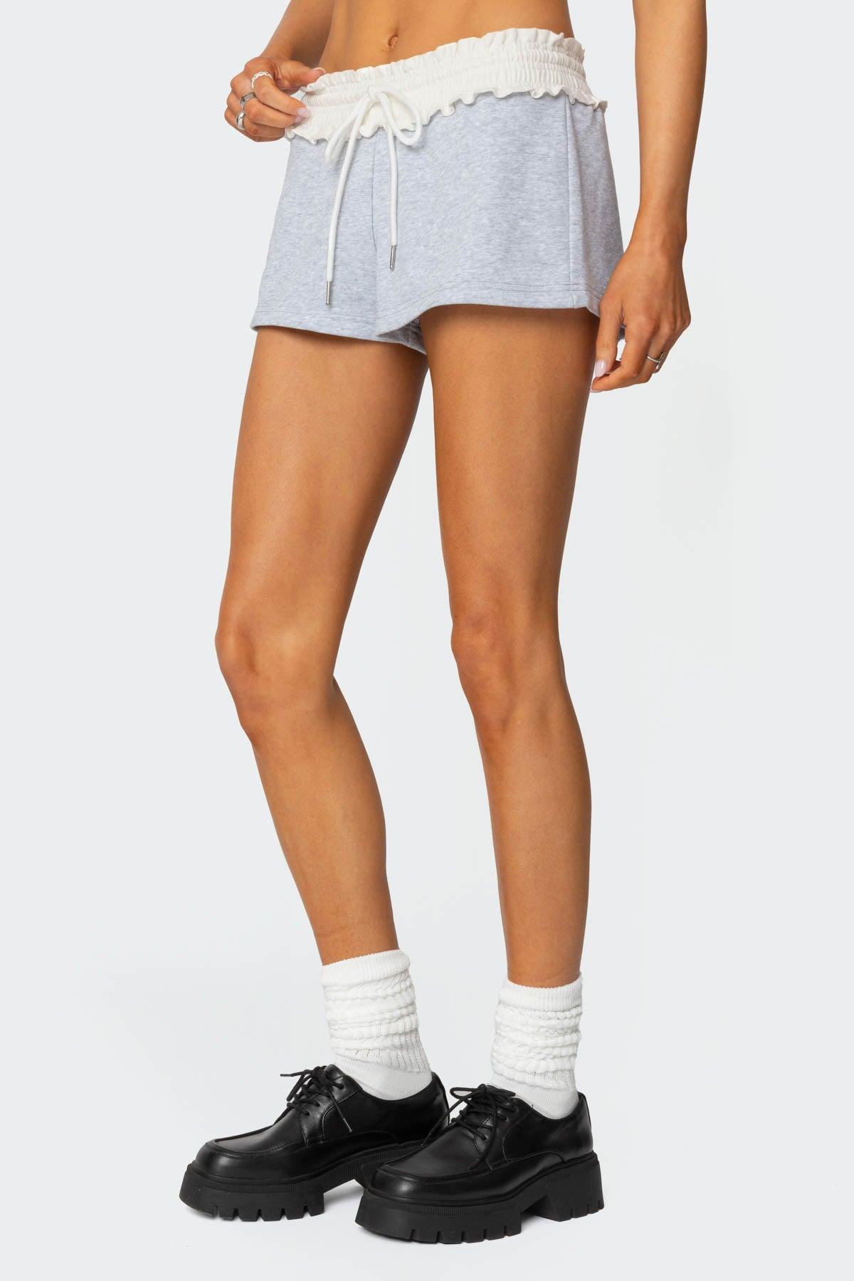 Isolde Scrunch Waist Sweat Shorts Product Image