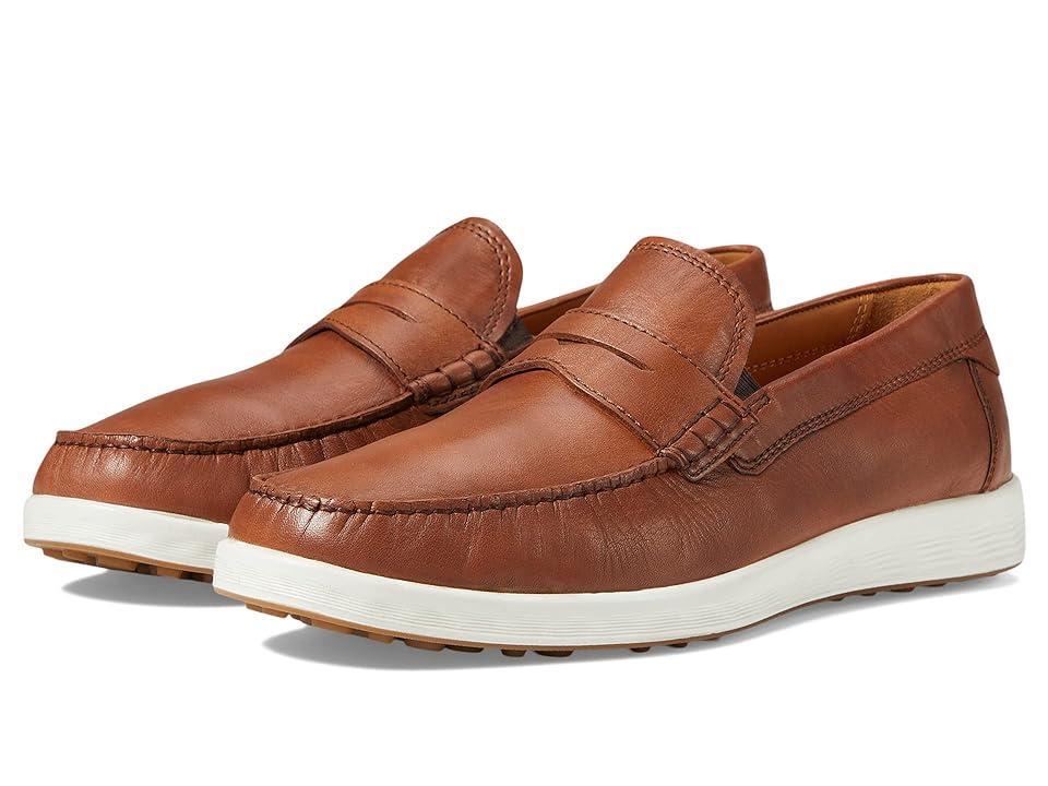 ECCO Mens Lite Leather Moc Penny Loafers Product Image